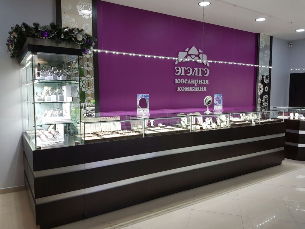 стеклянные витрины ювелирные